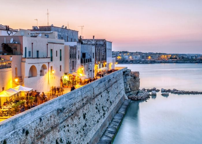 The lighthouse of Cape of Otranto in Italy